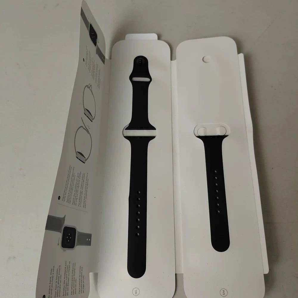 Authentic Apple Watch Bands - Black Sport Loop Small / Medium & Medium / Large